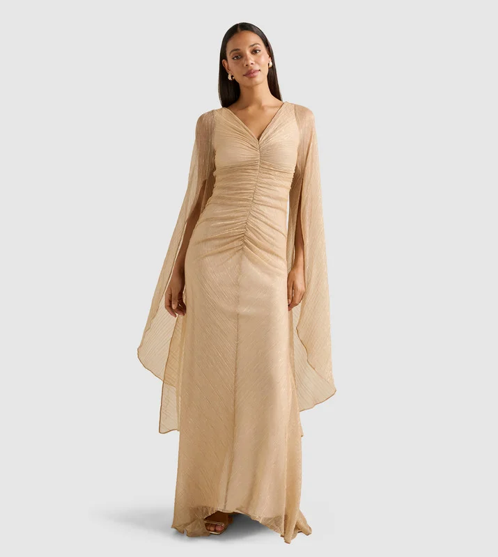 MONIQUE V-Neck Maxi Dress